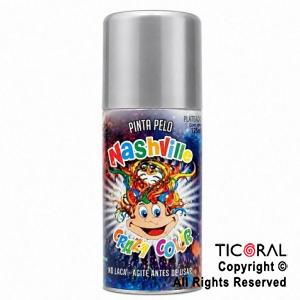 PINTA PELO NASHVILLE EN AEROSOL PLATA X 80GR x 1